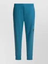 C.p. Company Diagonal Raised Fleece Sweatpants Trousers Light Blue In Blue
