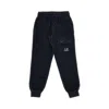 C.p. Company Fleece Sweatpants With Logo Embroidery Kids In Black