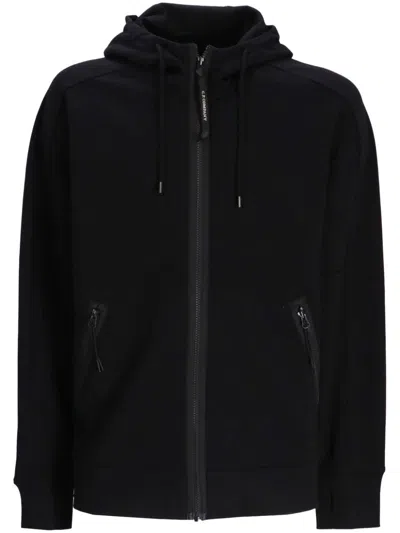 C.P. COMPANY GOGGLES-DETAIL ZIP-UP HOODIE