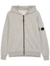 C.P. COMPANY FLEECE ZIPPED HOODIE