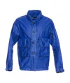 C.p. Company Front Button-fastening Jacket In Blue