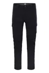 C.p. Company Cp Company Frosted Stretch Cotton Cargo Trousers In Blue