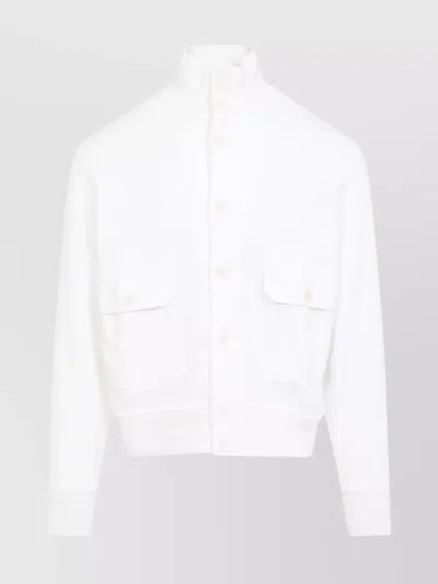 C.P. COMPANY FULL BUTTON COTTON SWEATSHIRT