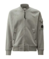 C.p. Company Full Zipper Sweater In Gray