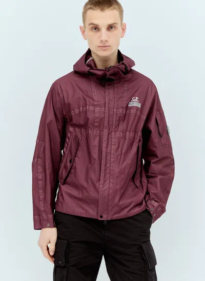C.p. Company G-type Hooded Jacket In Burgundy