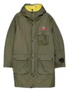 C.p. Company Long-sleeved Casual Jacket In Green