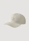 C.p. Company Gabardine Logo Cap In Neutral
