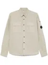 C.p. Company C.p.company Gabardine Shirt In Neutrals