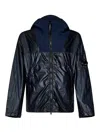 C.p. Company C.p.company Lens Detail Hooded Jacket In Blue