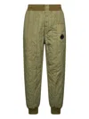 C.p. Company Gd Quilted Patch-pocket Track Pants In Green