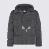 C.p. Company Men Moss Green Quilted Design Classic Hood Snap Button Fastening Flap Pockets Adju In Gray