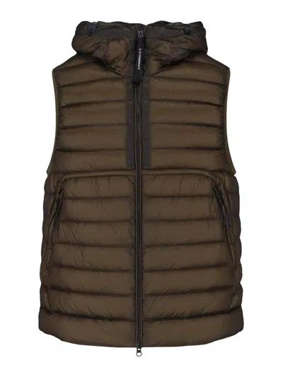 C.p. Company Gilet Imbottito In Green