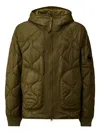 C.p. Company C.p.company Padded Jacket With Adjustable Hood In Green