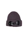C.p. Company Goggle Beanie In Black