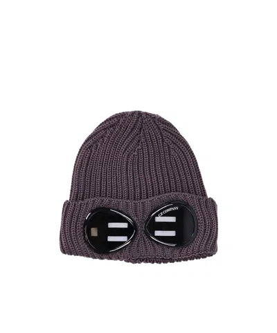C.p. Company Goggle Beanie In Black