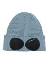 C.p. Company Goggle Beanie Hat In Blue