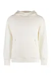 C.p. Company C.p.company Goggle Cotton Hoodie In Panna