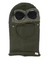 C.p. Company Wool Balaclava In Green