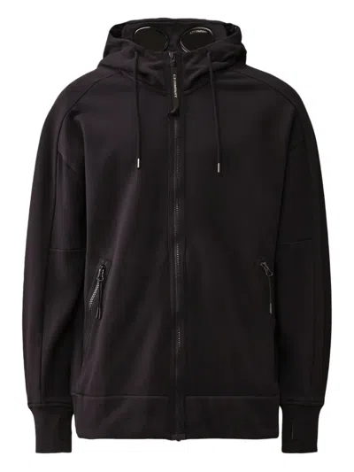 C.P. COMPANY GOGGLE-DETAIL HOODIE