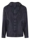 C.p. Company Long Sleeve Hooded Casual Jacket In Blue