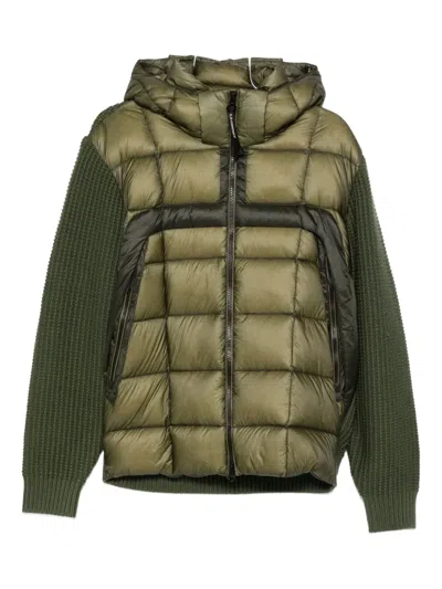 C.P. COMPANY GOGGLE-DETAIL PANELLED JACKET