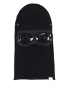C.p. Company Goggle-detail Wool Balaclava In Black