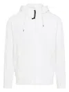 C.p. Company Hooded Sweatshirt With Functional Goggles Detail In White