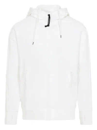 C.P. COMPANY GOGGLE-DETAIL ZIP-UP HOODIE