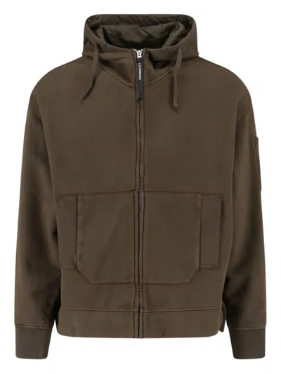 C.P. COMPANY GOGGLE-DETAILS HOODIE