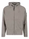 C.p. Company C.p.company  Rock Grey Zip-up Sweatshirt In Gray