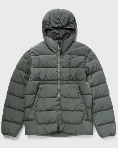 C.p. Company Cp Company Goggle Down Jacket With Chrome-r Finish In Green