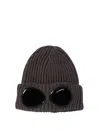 C.p. Company Accessories Knit Cap In Extrafine Merino Wool In Gray