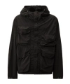 C.p. Company Streamlined Neutrals Outerwear Jacket In Black