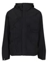 C.p. Company Black Polyamide Jacket In Black