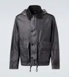 C.p. Company 'adjustable Hem Hooded Jacket With Front Pockets' In Neutrals