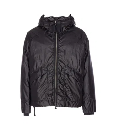 C.p. Company Long Sleeve Padded Outerwear Jacket In Black