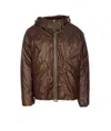 C.p. Company Long Sleeve Outerwear Jacket Pockets In Brown