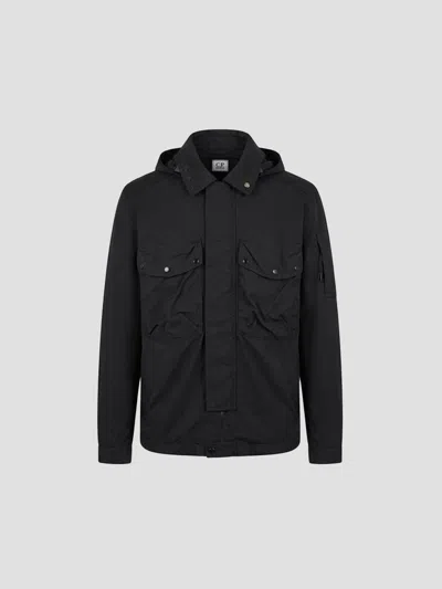 C.p. Company Cp Company Goggle Overshirt - Ss26 Edition In Black
