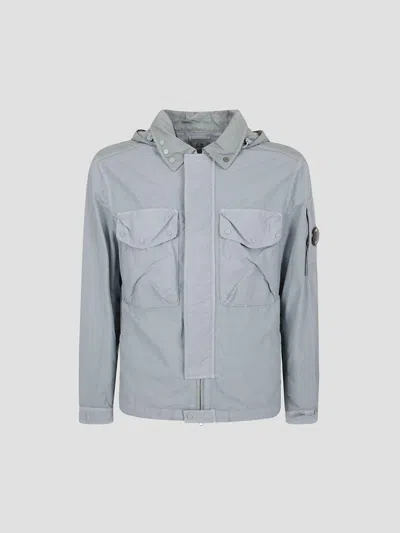C.p. Company Cp Company Goggle Overshirt - Ss26 Edition In Blue