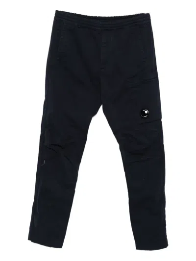 C.p. Company Goggle-pocket Cargo Pants In Black