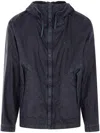 C.p. Company Long Sleeve Hooded Casual Jacket In Blue