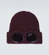 C.p. Company C. P. Company Goggle Wool Beanie In Red