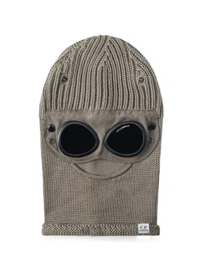 C.p. Company Goggle-detail Balaclava In Gray