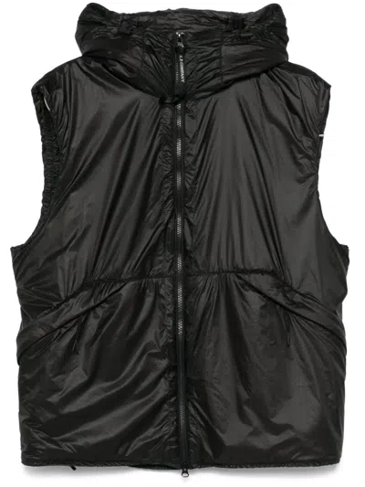 C.p. Company Goggles-detail Gilet In Black