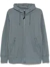 C.p. Company Goggles-detail Hoodie In Blue
