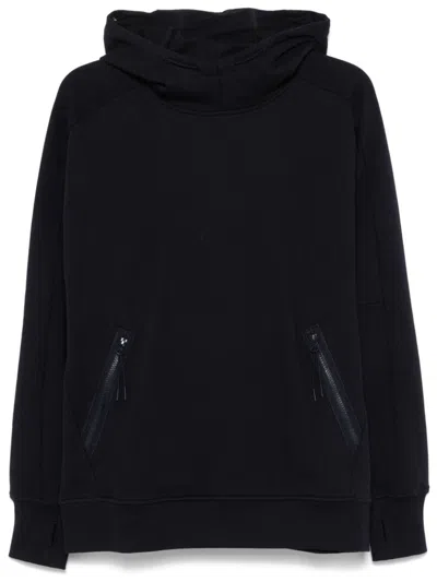 C.p. Company Goggles-detail Hoodie In Black