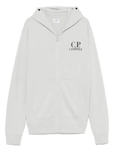 C.p. Company Kids' Hoodie Mit Goggles-detail In Grau