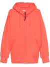 C.p. Company Goggles-detail Hoodie In Red