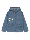 C.p. Company Goggles-detail Jacket In 蓝色