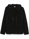 C.p. Company Goggles-detail Jacket In Black